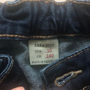 ZARA BOYS DARK DENIM JEANS